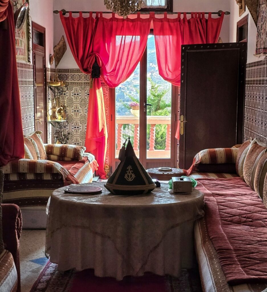 pokój w marokańskim domu