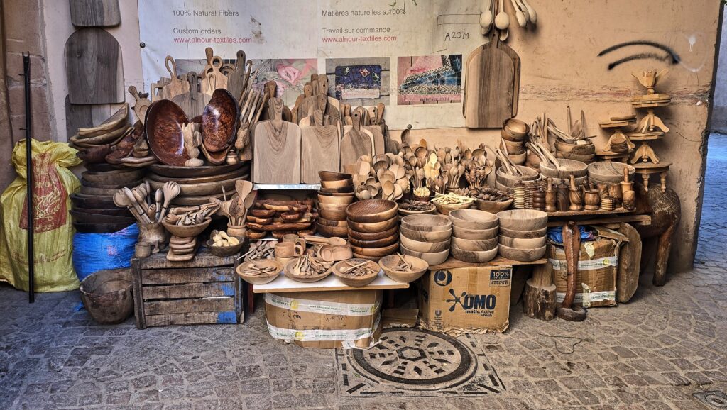 stragan z rękodziełem